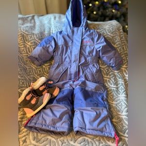 12m snowsuit and snow boots